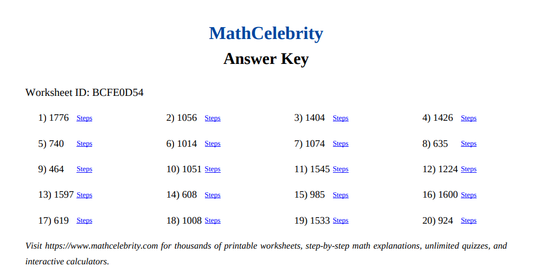 Addition of 3 Digit Numbers Worksheets - Math Celebrity